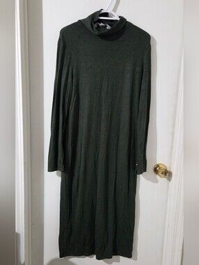 APRICOT Dark Green Long Sleeve Dress